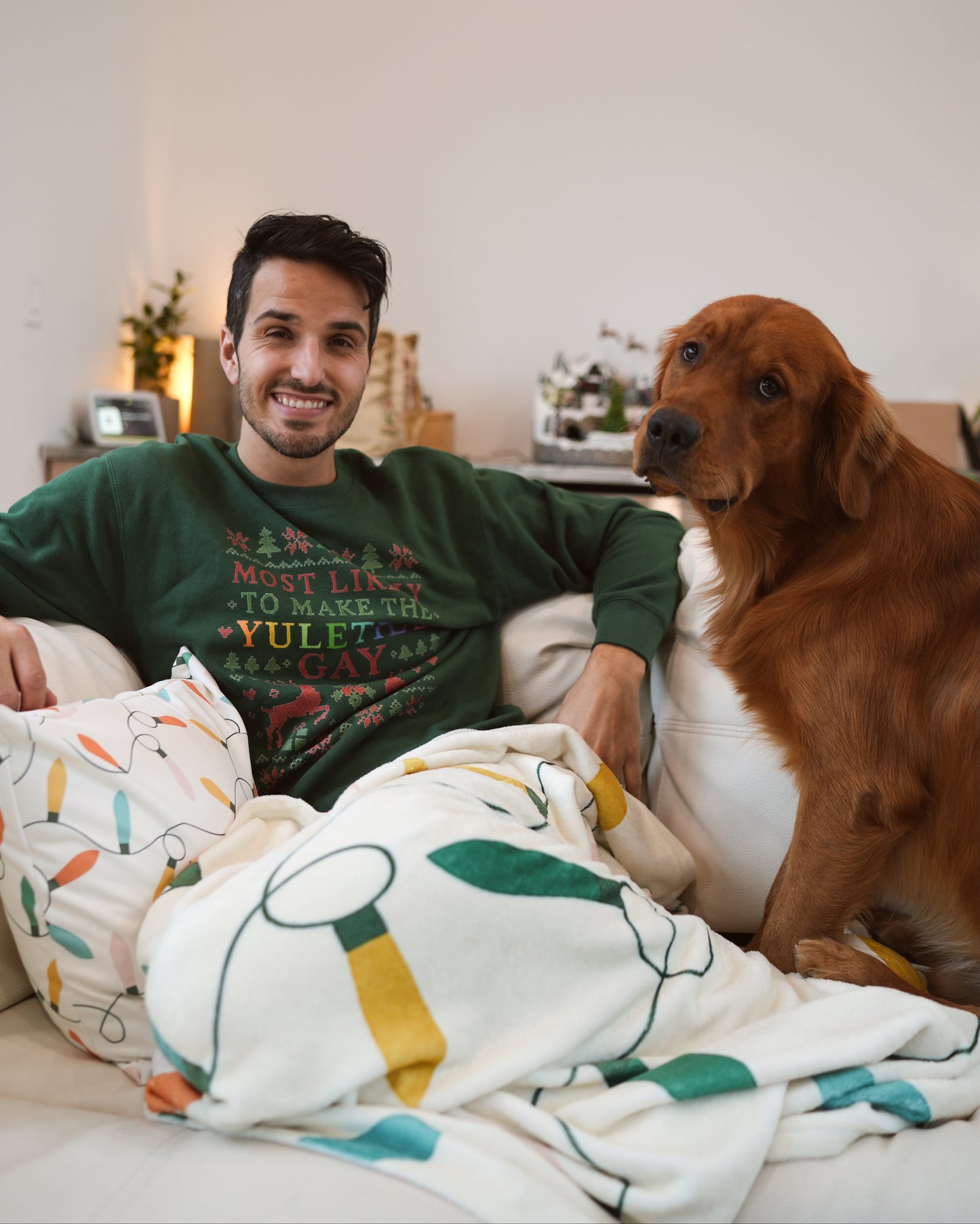 Holiday Lights Blanket