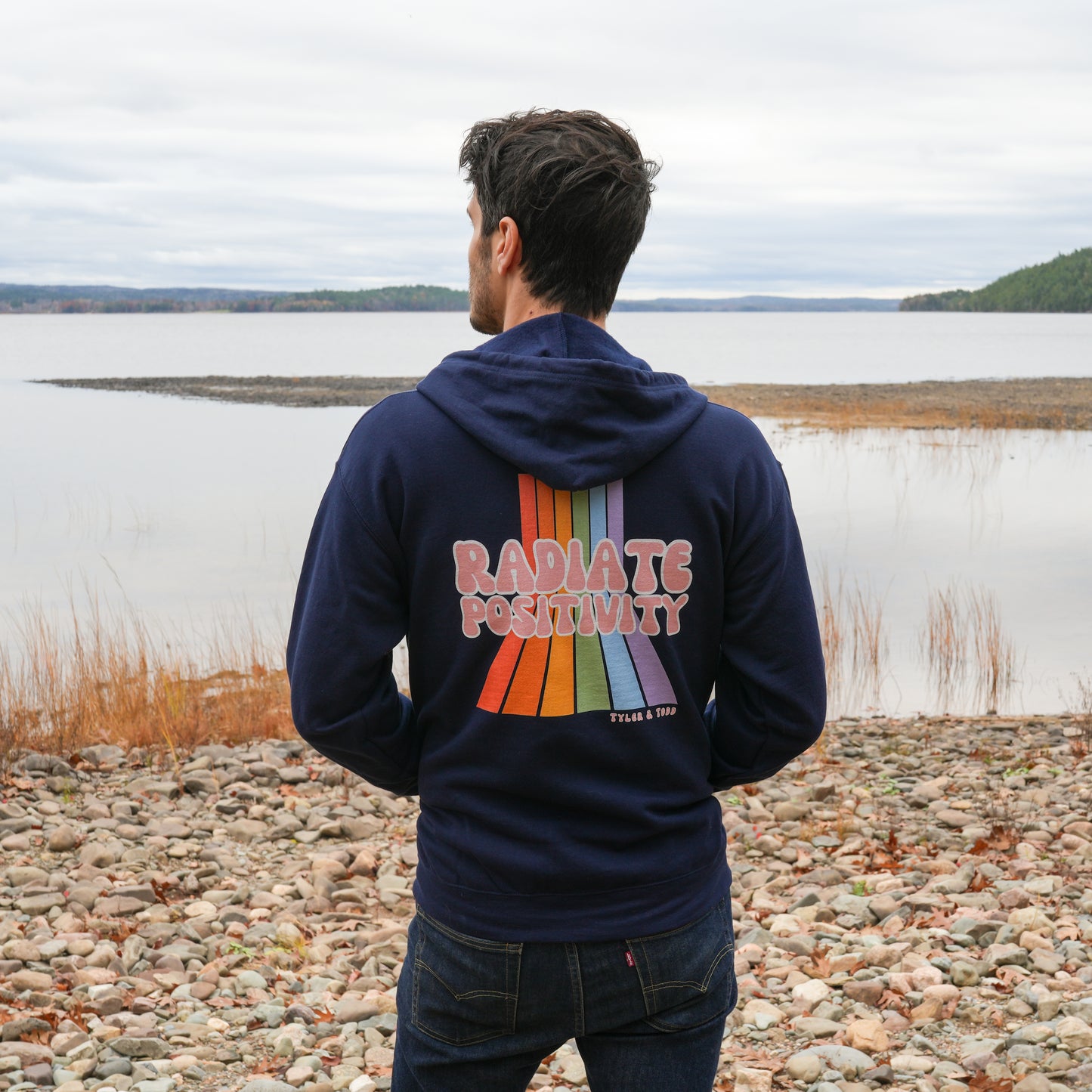 Radiate Positivity Zip-Up Hoodie