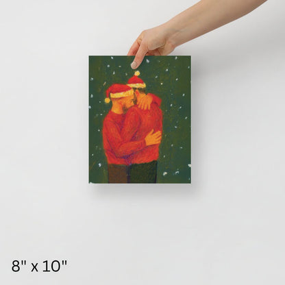 Holiday Hug Print