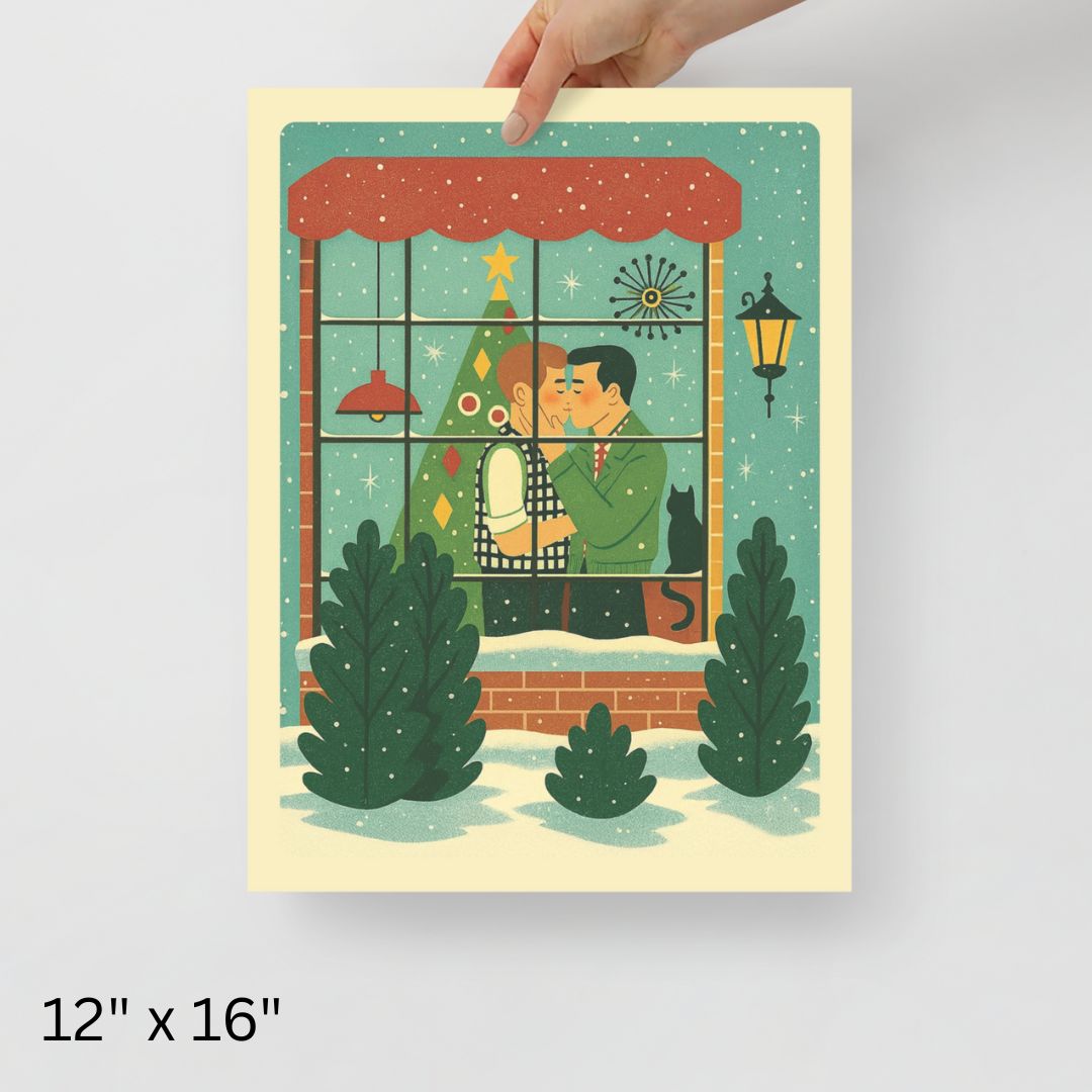 Christmas Kiss Print