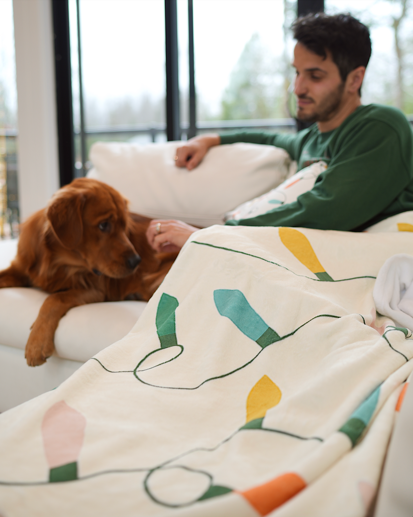 Holiday Lights Blanket