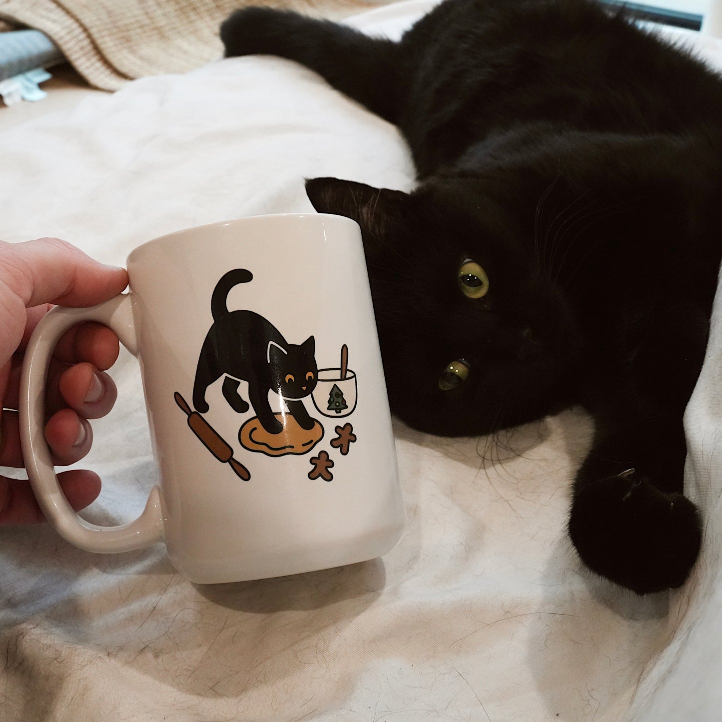 Festive Cat Mug