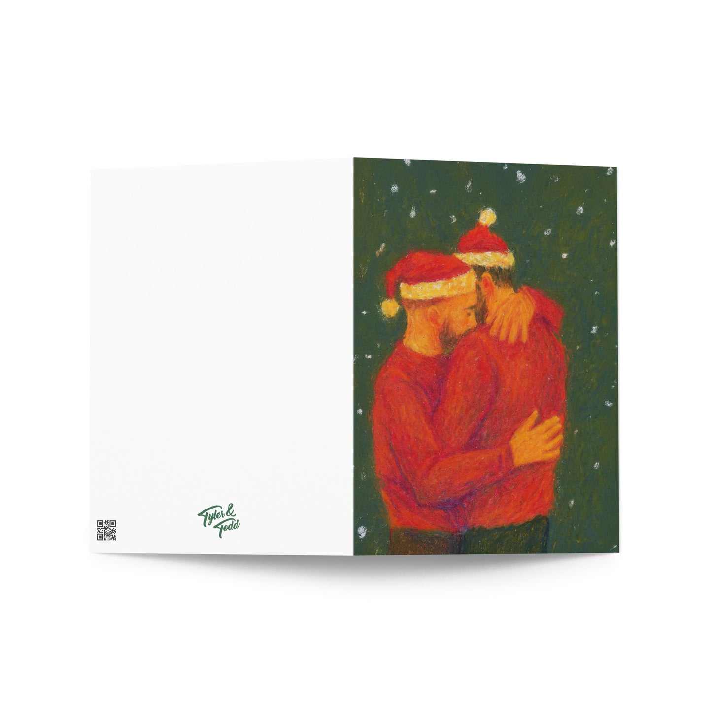 Holiday Hug Greeting Card